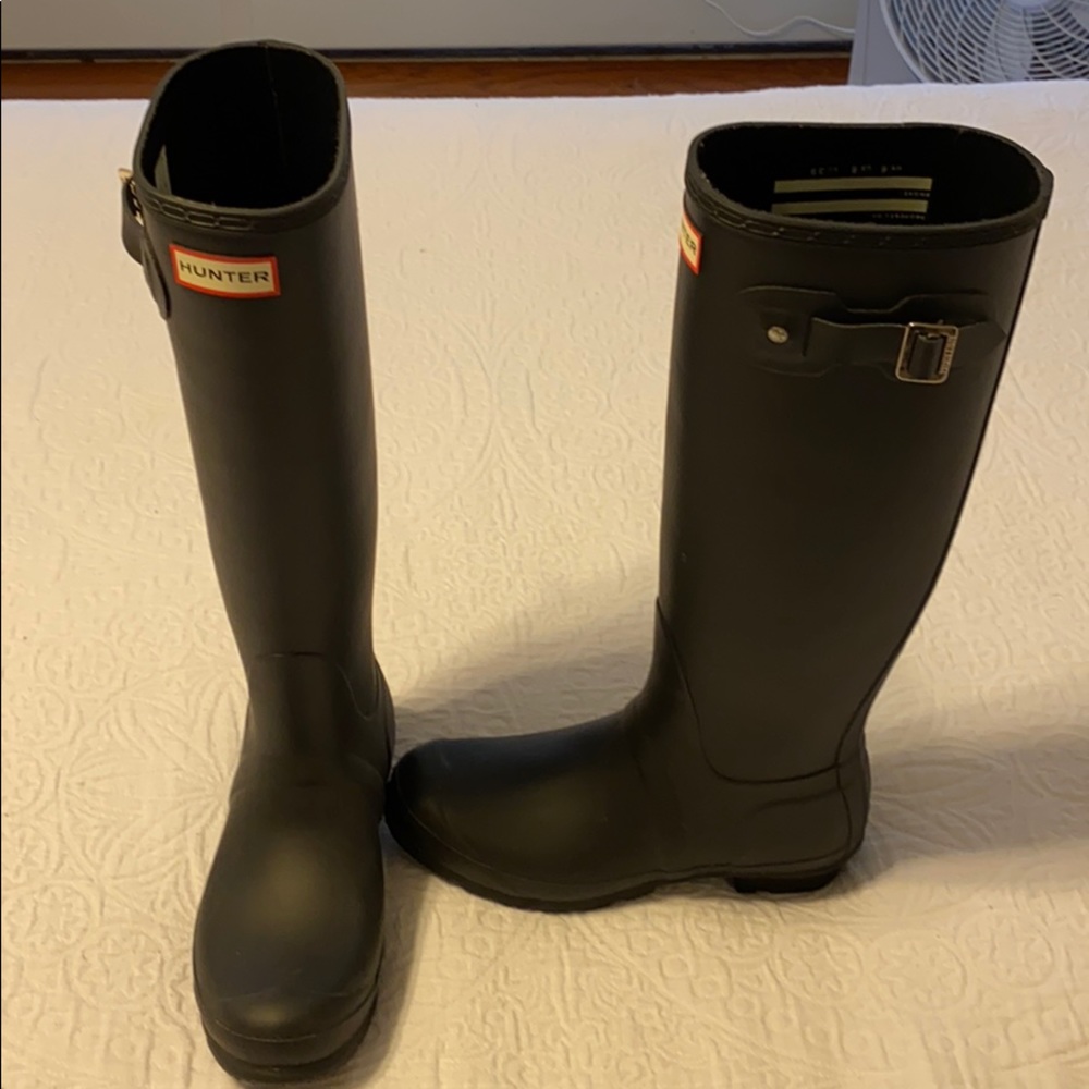 Hunter Black Rain Boots